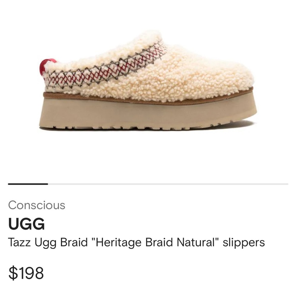 UGG Taz Platform Slippers in Sherpa